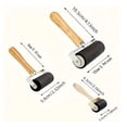 thumbnail image 3 of WUSUOWEI 9 Pack Rubber Brayer Roller, Hard Rubber Applicator Art Craft Roller for Print Making Ink and Stamping Wallpapers Gluing Construction Tools, 3 Sizes, 3 of 9