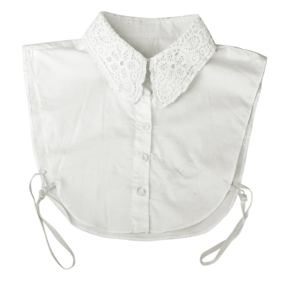 Collar Women Shirt Fake Detachable White Half Para Mujer Falsos Cuellos