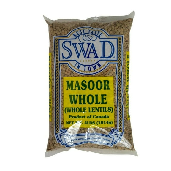 Swad Masoor Whole (Whole Lentils) 907g (4lbs)