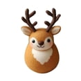 thumbnail image 1 of Handmade Christmas Deer Crafts Wool Felting Animals Kit Deer Handcraft for DIY Gifts Handmade Holiday, 1 of 8