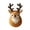B, variant on Christmas Deer Felt Craft Kit, Handmade Wool Animals for DIY Holiday Gifts, 4 Pcs