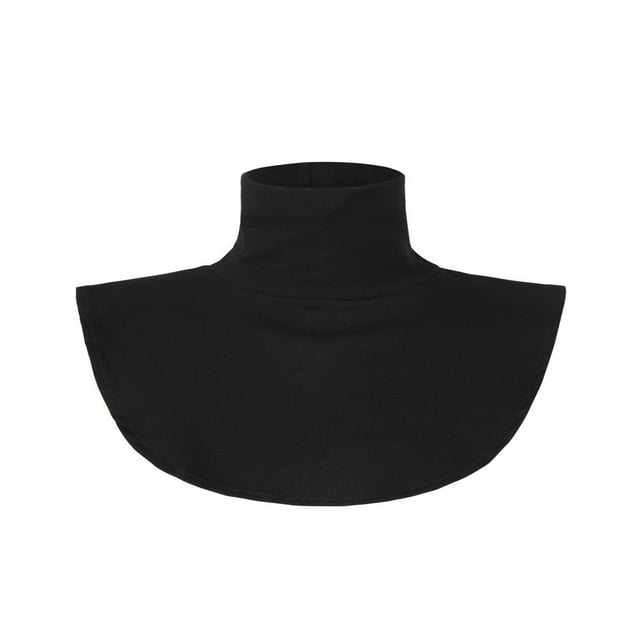 MesaSe Les Faux Cols pour Femmes à Rayures/col Roulé Solide Portent une Taille Extérieure Ou en Pull Blanc