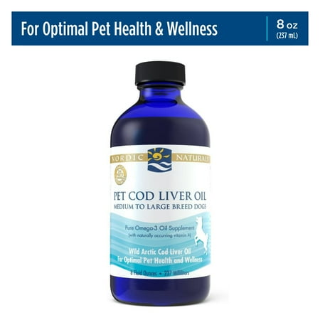 UPC: 0768990537837 | Nordic Naturals Pet Cod Liver Oil for Dogs  with EPA & DHA  Fish Oil  8 Oz