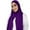 O, variant on FemaleHead Scarf Solid Color Long Scarf Wrap Scarves Cotton Scarf For Women Fashion White