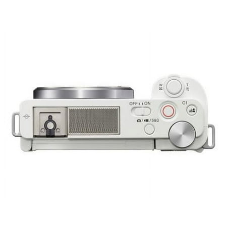 Sony - Alpha ZV-E10 Mirrorless Vlog Camera - Body Only - White