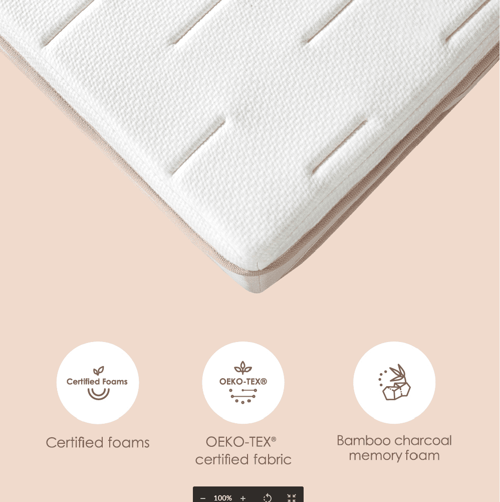 Mellow 12" Havn Memory Foam Mattress, Queen
