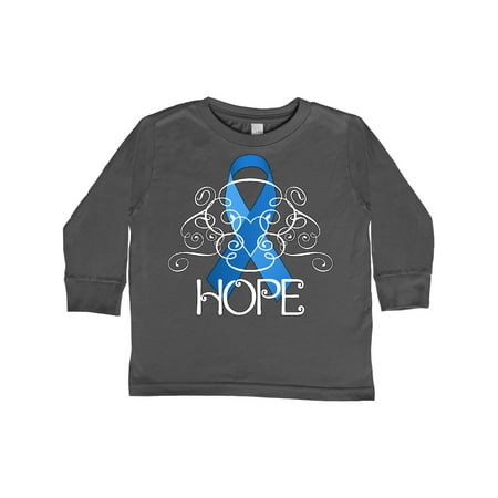 

Inktastic Hope-Colon Cancer Awareness Gift Toddler Boy or Toddler Girl Long Sleeve T-Shirt