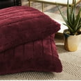 thumbnail image 3 of Home Soft Things Super Soft Decorative Pillow Covers, Set of 2, Tawny Port, 26" x 26", 3 of 3