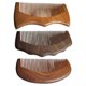 thumbnail image 1 of Ergonomically Shaped 3pcs Non-static Wooden Comb Set for Hair Detangling and Scalp Massage Assorted Color Improve Circulation, 1 of 3