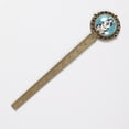 thumbnail image 2 of Pixel dog Lace Bookmark in Antique Bronze - Reading Accessories for Book Lovers, 2 of 5