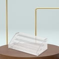thumbnail image 4 of KLKCMS Acrylic Display Riser Clear Display Stand for Desktop Showcase Action Figure 4 Layers, 4 of 9