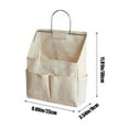 thumbnail image 3 of kladzum Portable Wall Hanging Organizer Bag Baskets Wall Hanging Storage Bags as Over the Door Closet Hanging Organizers Bags and Storage Shelves for Bedroom, Office, Camping, 3 of 7