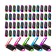 thumbnail image 1 of wonima11 50 Pcs Travel Brush for Women Men Folding Hair Brush with Mirror Collapsible Compact Pocket Size Mini Portable Foldable Hairbrush for Family, Car, Gym, Bag, Purse, 1 of 1