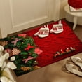 thumbnail image 6 of HongHeng Christmas Clearance Under $5.00Christmas Door Mat Holiday Decoration Floor Mat Living Room Bathroom Non-slip Mat Foot Mat Shoe Cabinet Carpet Christmas Holiday Decorations, 6 of 6