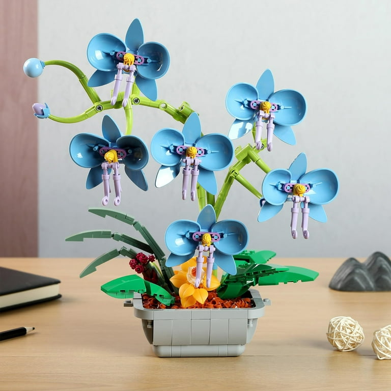 HI-Reeke Orchid Botanical Bonsai Building Block Set
