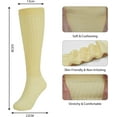 thumbnail image 3 of Slouch Socks Women Thigh High Boot Socks Soft Scrunch Socks Size 5-11, 3 of 6