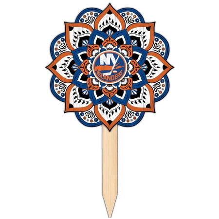 New York Islanders 18 x 12 Mandala Yard Stake