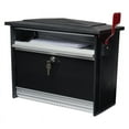 thumbnail image 2 of Architectural Mailboxes Mailsafe Locking, Plastic, Medium, Wall-Mount Mailbox in Black, 2 of 7