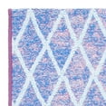 thumbnail image 4 of Safavieh Summer Merrill Outdoor Geometric Distressed Runner, Blue/Light Blue, 2' x 8', 4 of 6