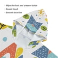 thumbnail image 5 of Kid Hooded Beach Towel inch Bath Poncho Towels Soft Absorbent Quick Dry for Boy Girl Car Mountain Sun Tree Rainbow M, 5 of 7