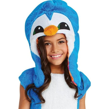 Child Animal Jam Dancing Clever Penguin Hoodie, One Size