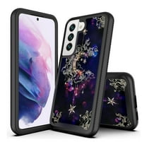 Samsung Galaxy S21 FE Case, Rosebono Hybrid Graphic Design Pattern Hard Back Pannel Cover Protection Case For Samsung Galaxy S21 FE (Wiccan)