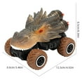 thumbnail image 3 of ​Dinosaur RC Car Toy - 4-Channel Remote Control w/ 2.4GHz, Shockproof Wheels, Simulated Dino Design - Ages 3+ Gift Gray, 3 of 7
