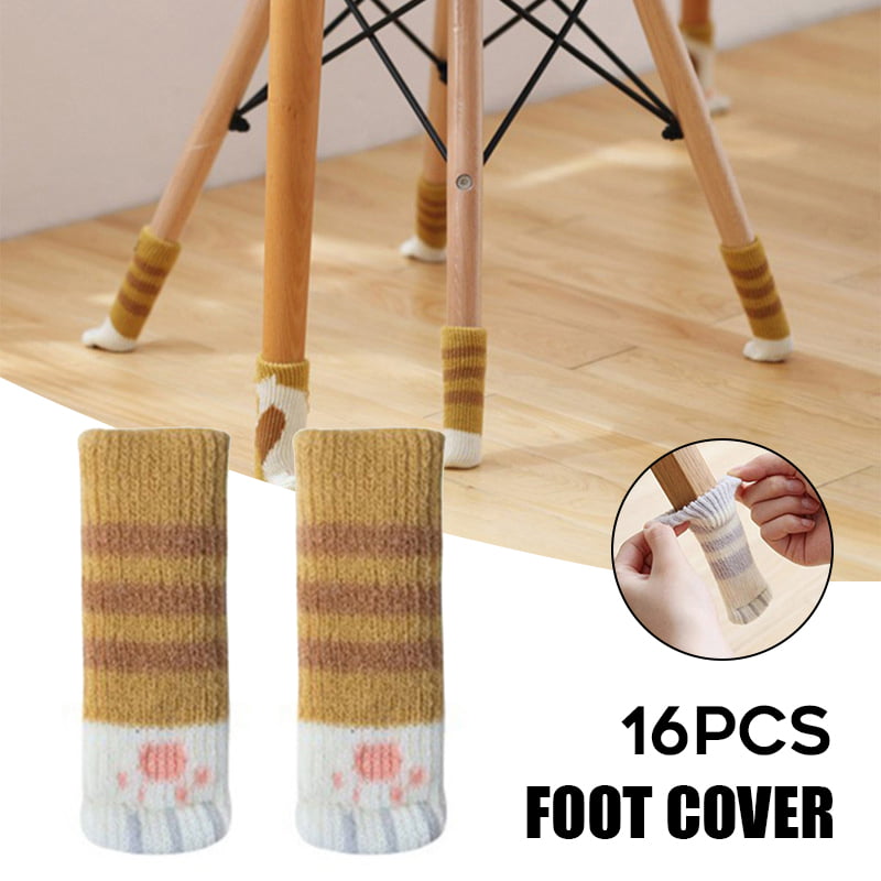 8 Pcs Chair Sock Knitting Table Leg Pad Table Cushion for Desk Table 