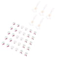 thumbnail image 4 of EeaseCA 5 Sheets Self-Adhesive Rhinestone Stickers DIY Face Nail Makeup Stickers, 4 of 7