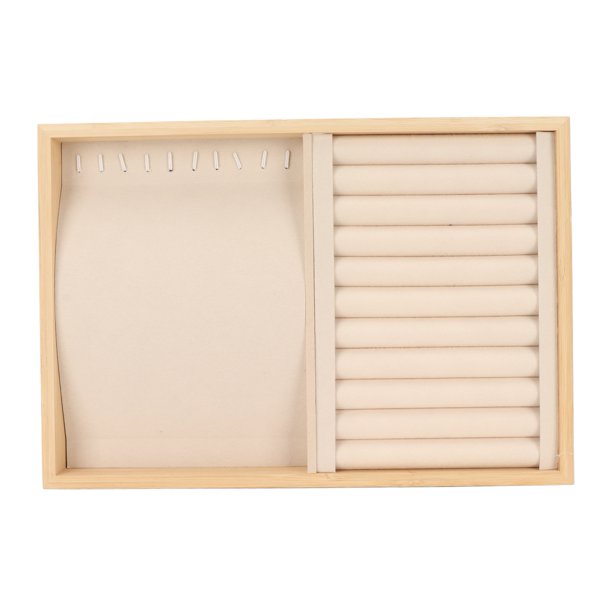 Bandeja Para Joyas, A Prueba De Arañazos, Joyería Ligera, Organizador De Cajones, Inserto Apilable, Caja De Almacenamiento Para Ahorrar Espacio Para Broches Para Anillos ANGGREK AF1511