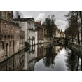 thumbnail image 2 of Depaepe, Yvette 32x25 Black Ornate Wood Framed with Double Matting Museum Art Print Titled - Reflections of the past ..., 2 of 4