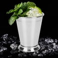 thumbnail image 2 of Mojito à la Menthe Argentée Tasse à Cocktail en Acier Inoxydable Boissons Mélangées Verre Bar Fête Bière, 2 of 9