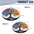 thumbnail image 2 of Electric Stove Burner Covers, Set of 4, Round Burner Cover,8 and 10 Inch,Swirling Shapes in The Form of Colorful Tree, 2 of 7