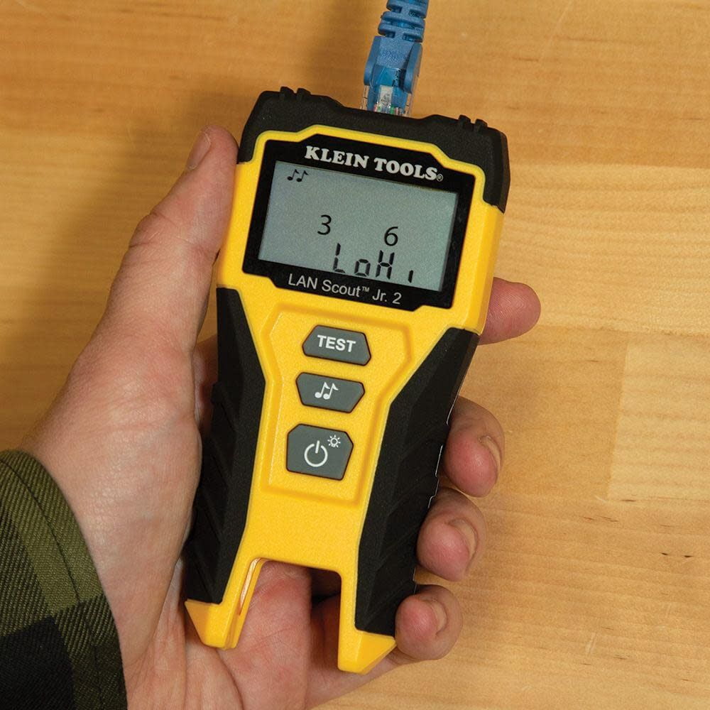 Klein Tools Ethernet Cable Tester Set Lan Scout Jr Cable Tester Rj45 Remote
