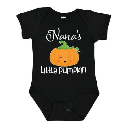 

Inktastic Nana Little Pumpkin Grandkids Gift Baby Boy or Baby Girl Bodysuit