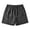 Black#shorts for women cotton, variant on Womens Striped Linen Shorts Casual Straight Wide Leg Elastic Waist Summer Comfy Loose Beach Lounge Shorts with Pockets Gray,XL