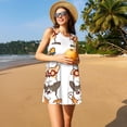 thumbnail image 3 of Lukts Corgi Dog2 Robe Sans Manches pour Femmes, Robe d'Été à Col Rond avec Poches, Adaptée à la Vie Quotidienne, Plage, Fête, 3 of 7