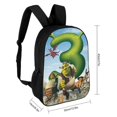 thumbnail image 2 of Shrek-3 Backpack Casual Daypack School Bag Backpack Satchel Rucksack Shoulder, 2 of 5