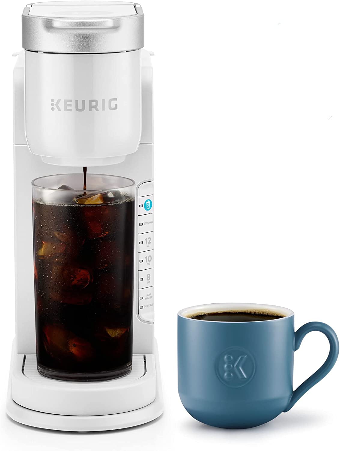 KIced Coffee Maker, Single Serve KCup Pod Iced Coffee Maker, With Hot
