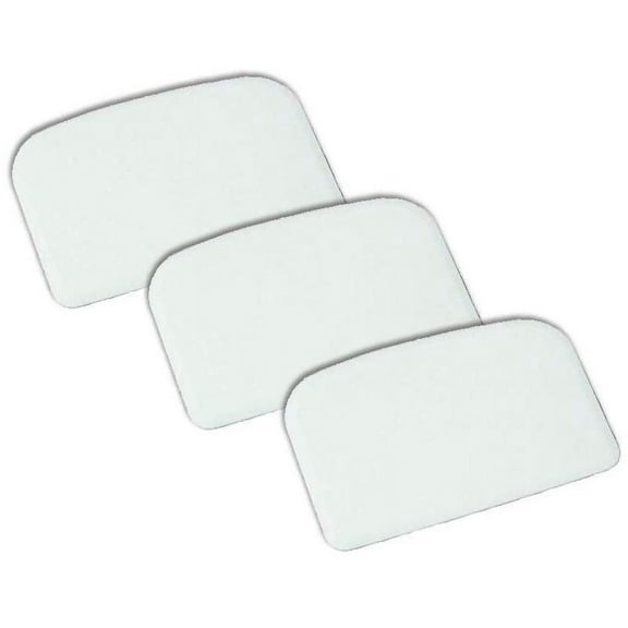 Chef Craft 5.5" Wide Flexible Bowl Scraper / Dough Cutter - Great for Home Bakers 3 Pack