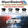 thumbnail image 2 of 2009 Nissan Sentra Beam Wiper Blades Wipers w/1yr Warranty (Set of 2), 2 of 5