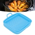 thumbnail image 1 of Remplacement de Pot de Friteuse, 2 Pcs Doublure de Friteuse Design Rainure en Silicone Facile à Nettoyer Pot de Friteuse avec Poignée, 1 of 8