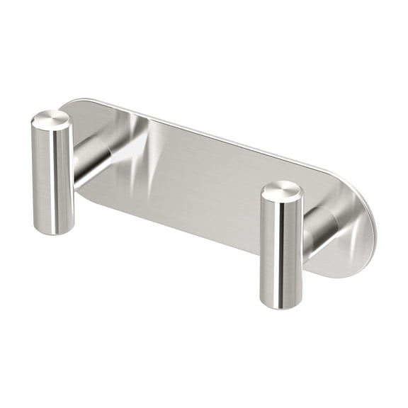 Gatco 1295 Latitude II All Modern Décor 6.5" Double Robe Hook, Satin Nickel