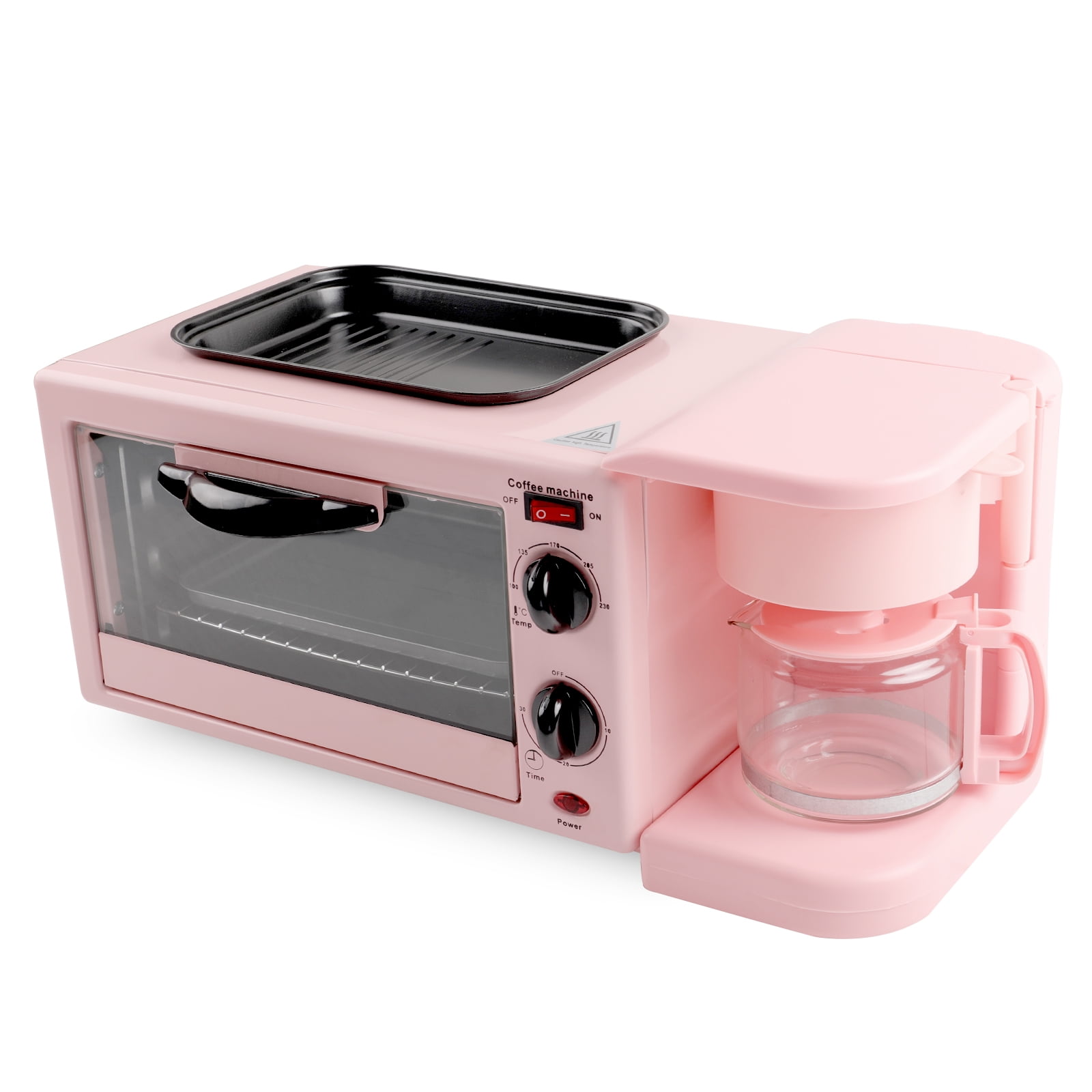 Multi-Function Breakfast MachineOven Toaster Multi-Function Breakfast Machine Home Three-in-one Coffee Oven Toaster Mini Electric Oven Omelet 