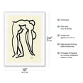 thumbnail image 2 of Acrobat - Brush and Ink on Paper by Henri Matisse c.1952 - Japanese Unryu Rice Paper Art Print (Unframed) 18 x 24 in, 2 of 4