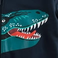 thumbnail image 3 of Toddler Boys Dinosuar Zip-Up Hoodie Winter Fall Long Sleeve Top 2-7 Years, 3 of 5