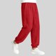 thumbnail image 4 of Niños pantalones niñas Color sólido suelto de ajuste casual deportivo cónico con bolsillos laterales cintura Niños niñas vestido pantalones, 4 of 8