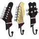 thumbnail image 1 of Vintage Guitar Shaped Decorative Hooks Rack Hangers for Hanging Clothes Coats Towels Keys Hats Metal Resin Hooks Wall Mounted Heavy Duty (3-Pack) (Gui, 1 of 5