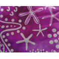 thumbnail image 5 of oneOone Georgette Viscose Purple Fabric Starfish & Fish Sewing Craft Projects Fabric Prints By Yard 42 Inch Wide, 5 of 6