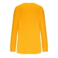 thumbnail image 5 of HAiming Womens Long Sleeve Round Neck Shirts Solid Color Pullover Basic Tops Fall Winter Casual Trendy Tunic Blouse, 5 of 5